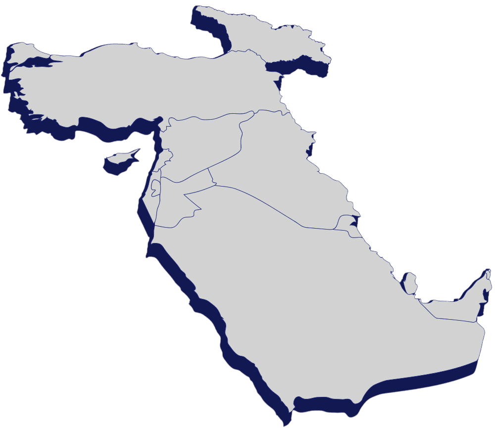 Gezairi global offices map